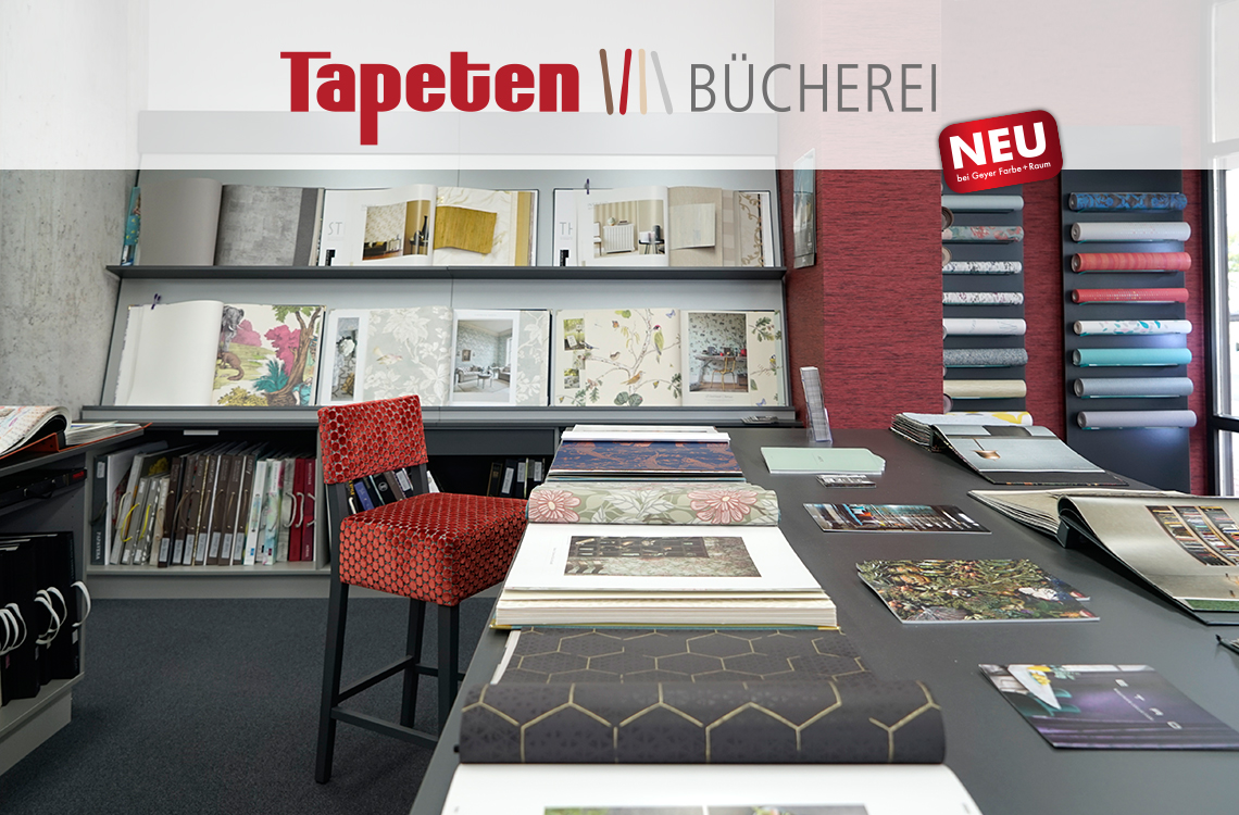 Tapetenbücherei in Kulmbach bei Geyer Farbe + Raum